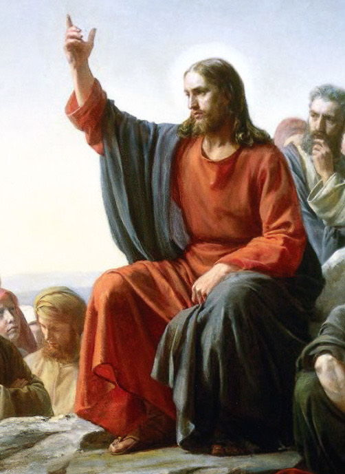 Jesus pregando o Sermão da Montanha